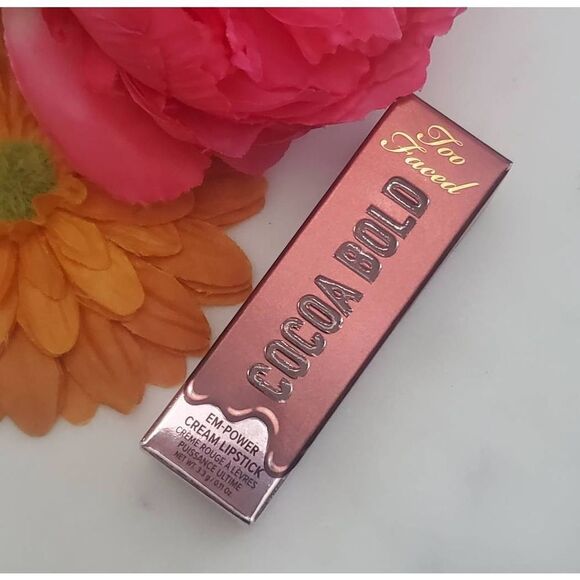 Too Faced Ganache Cocoa Bold Lipstick- Rosy Terracotta Nude - Picture 12 of 16